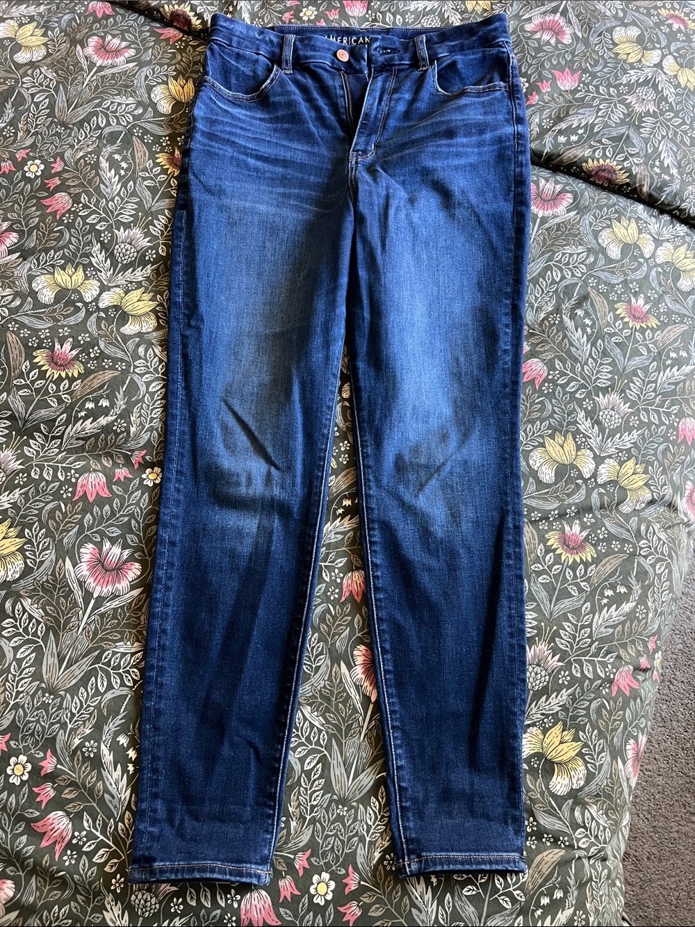 American Eagle Outfitters Dark Indigo Skinny Jeans